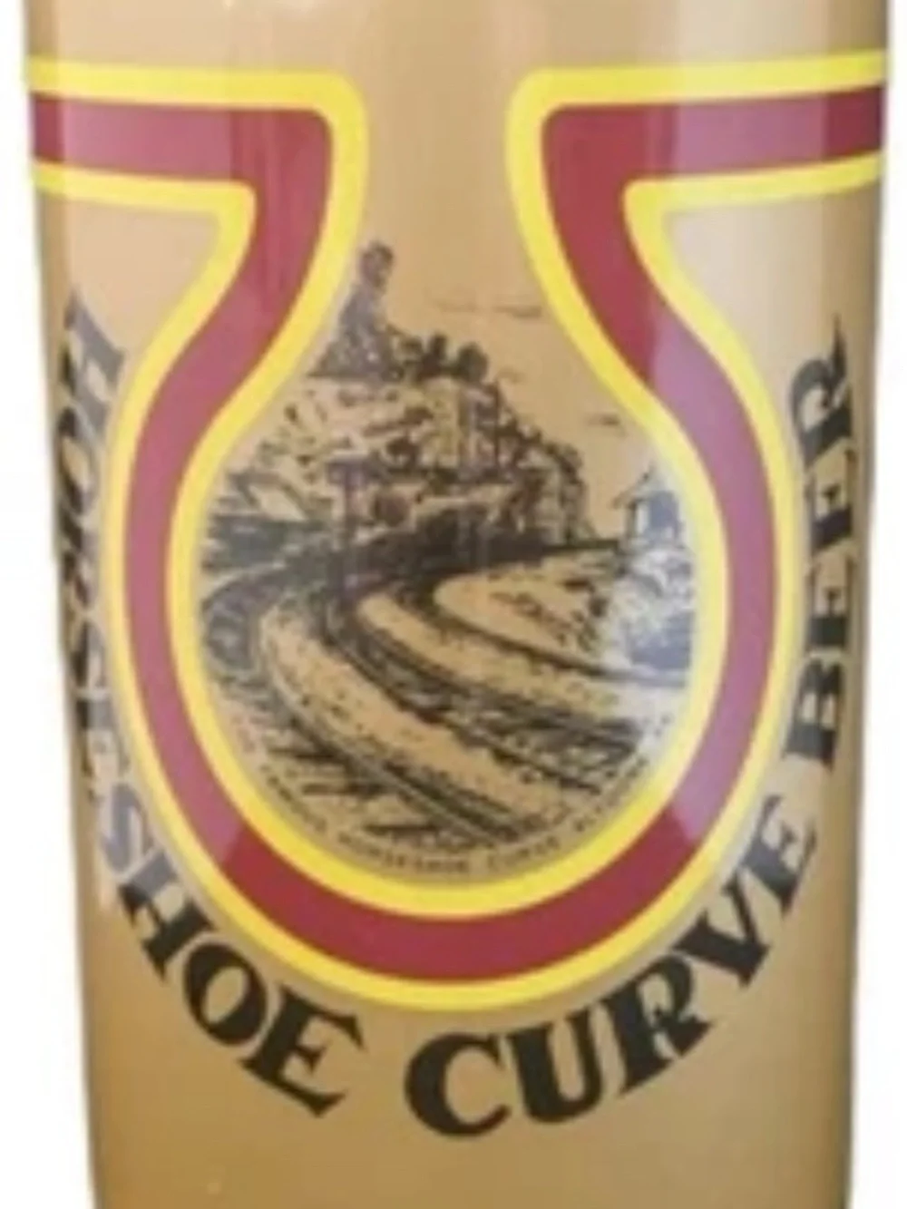 Vintage Beer Can Horseshoe Curve Beer Steel Can Pull Top Empty